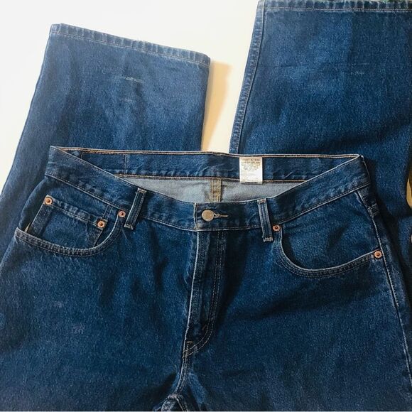 Levis Women's Blue 100% Cotton Five Pockets Style Stretch Jeans Size 36 x 29 - Picture 1 of 5